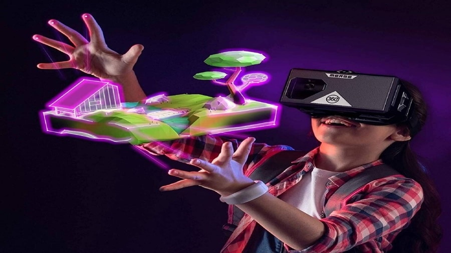 การผสมเทคโนโลยีเสมือนจริง (Virtual Reality - VR)